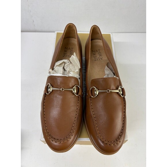 Naturalizer Women's Macey Slip-On Brown Loafers/Flats In Saddle Leather Sz 9.5M - Picture 7 of 8